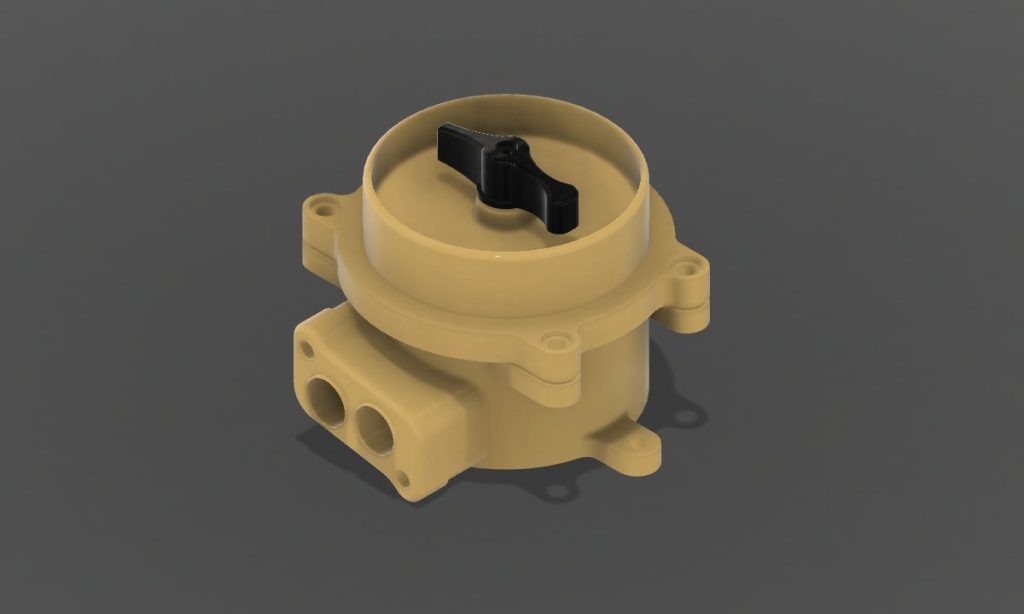 3D печать судового выключателя Т5-М